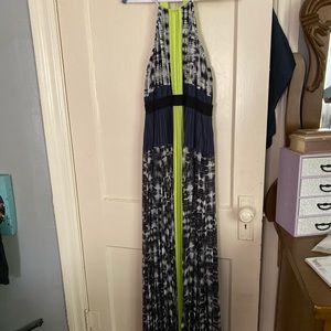 BCBG MaxAzaria Formal Maxi Dress Blue